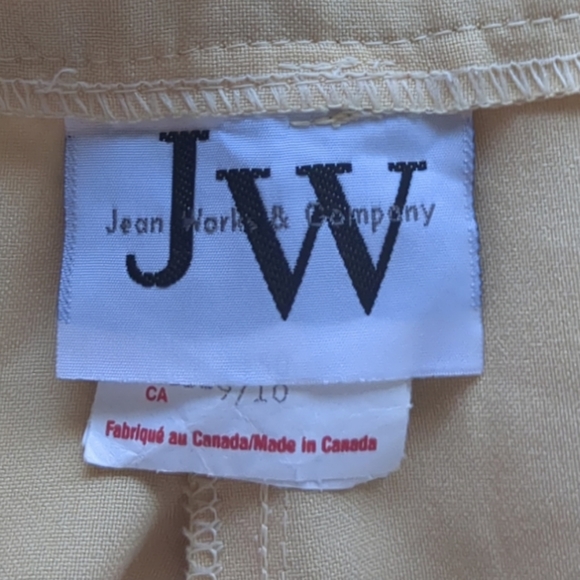 Jean Works Company Yellow Two Pieces Top and Pants Size 9/ 10 - Picture 12 of 15